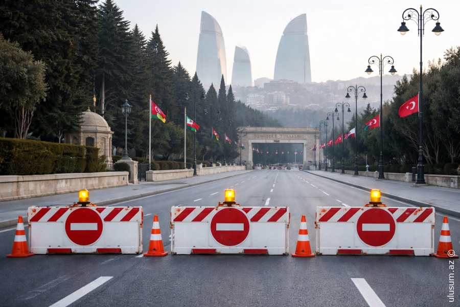 Bakı şəhərində bəzi küçə və prospektlərdə nəqliyyat məhdudlaşdırılacaq