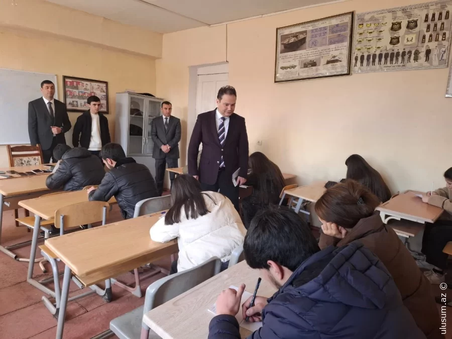 Tovuz və Qazax kolleclərində imtahan sessiyası izlənilib