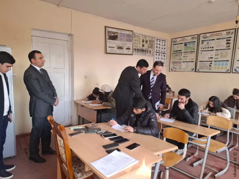 Tovuz və Qazax kolleclərində imtahan sessiyası izlənilib