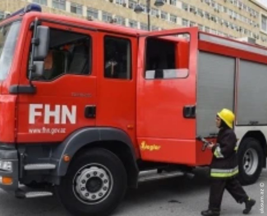 Məktəbdə yanğın- Şagirdlər təxliyə olundu